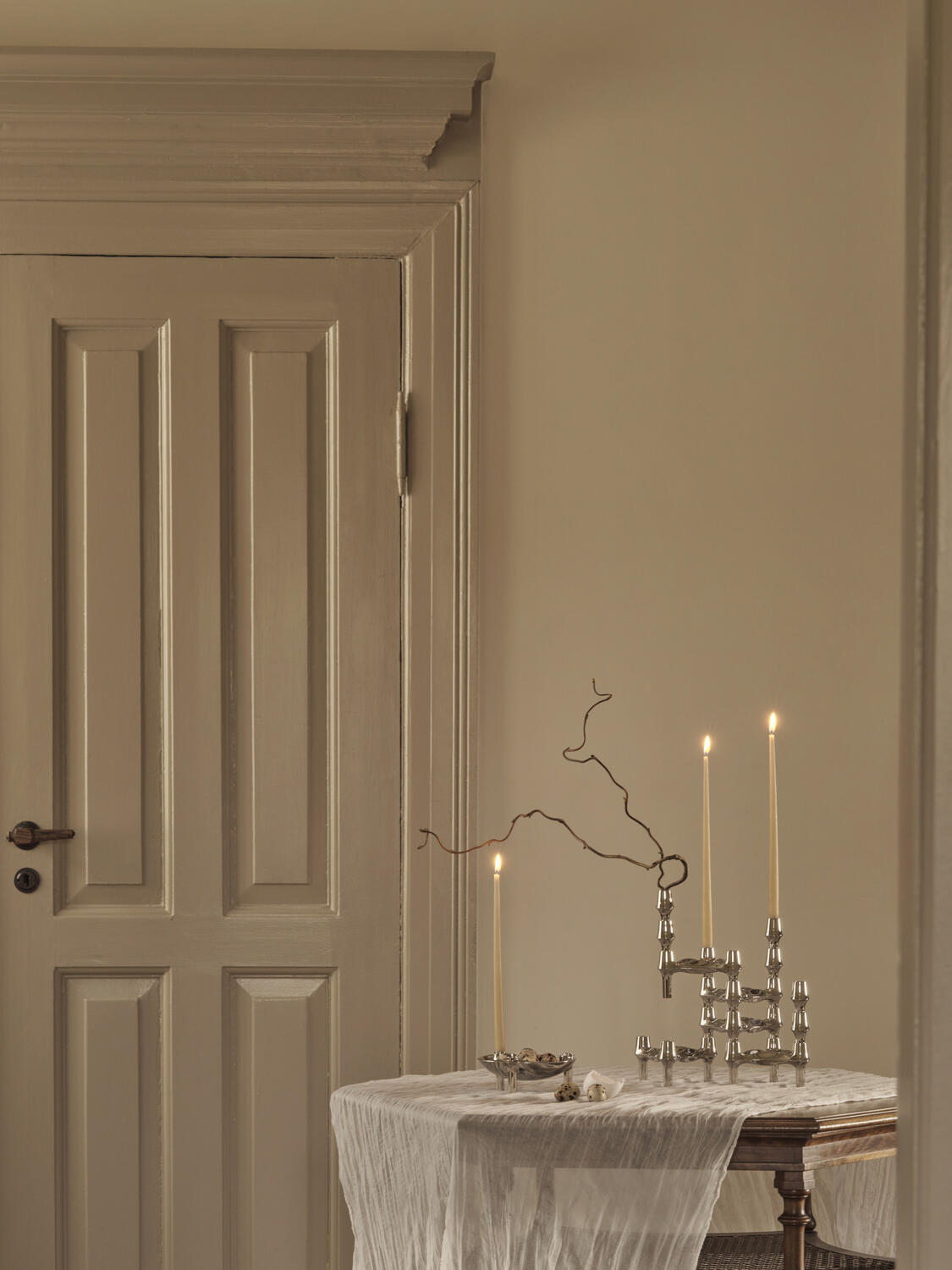 Nagel BMF lysestage - Chrome